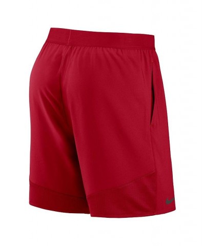 Men's Red Tampa Bay Buccaneers Stretch Woven Shorts $18.92 Shorts