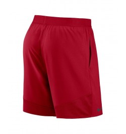 Men's Red Tampa Bay Buccaneers Stretch Woven Shorts $18.92 Shorts