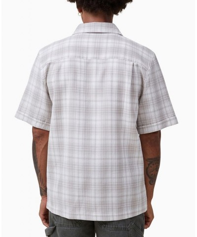 Men's Smith Short Sleeve Shirt Stone Check $21.00 Shirts