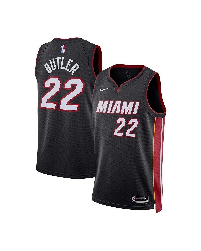 Men's and Women's Jimmy Butler Black Miami Heat 2022/23 Swingman Jersey - Icon Edition $43.00 Jersey