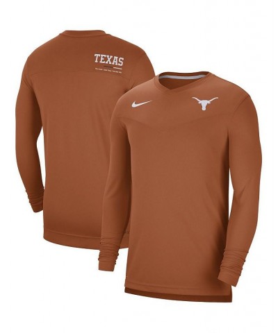 Men's Texas Orange Texas Longhorns 2022 Coach Performance Long Sleeve V-Neck T-shirt $31.20 T-Shirts