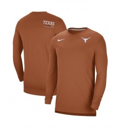 Men's Texas Orange Texas Longhorns 2022 Coach Performance Long Sleeve V-Neck T-shirt $31.20 T-Shirts