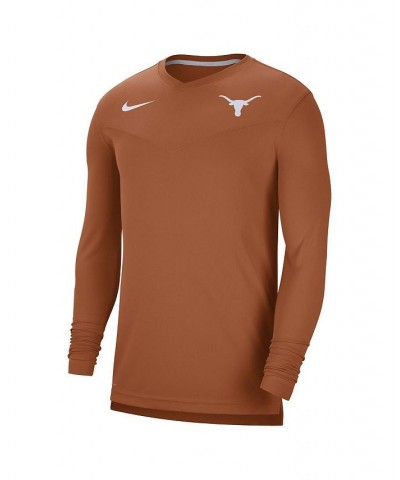 Men's Texas Orange Texas Longhorns 2022 Coach Performance Long Sleeve V-Neck T-shirt $31.20 T-Shirts