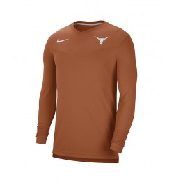 Men's Texas Orange Texas Longhorns 2022 Coach Performance Long Sleeve V-Neck T-shirt $31.20 T-Shirts