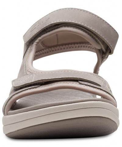 Women's Cloudsteppers Mira Bay Strappy Sport Sandals Tan/Beige $37.40 Shoes