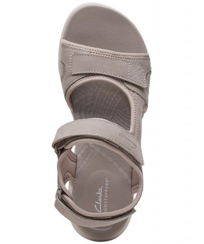 Women's Cloudsteppers Mira Bay Strappy Sport Sandals Tan/Beige $37.40 Shoes