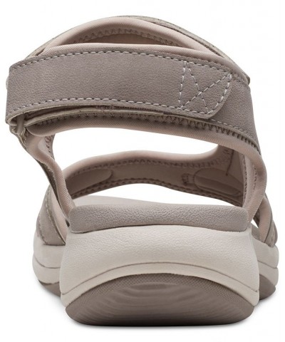 Women's Cloudsteppers Mira Bay Strappy Sport Sandals Tan/Beige $37.40 Shoes