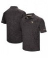 Men's Heather Black Colorado Buffaloes Down Swing Polo Shirt $23.50 Polo Shirts