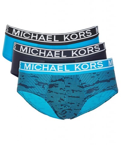 Men's Low Rise Mesh Briefs, Pack of 3 Blue $32.73 Underwear