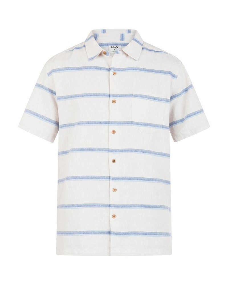 Men's Rincon Linen Short Sleeves Shirt Bone $38.47 Shirts