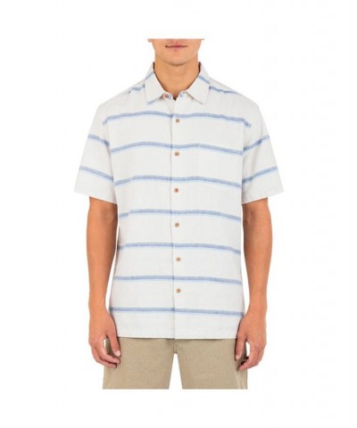 Men's Rincon Linen Short Sleeves Shirt Bone $38.47 Shirts