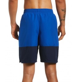 Men's Big & Tall Colorblocked 9" Swim Trunks Game Royal $21.21 Swimsuits