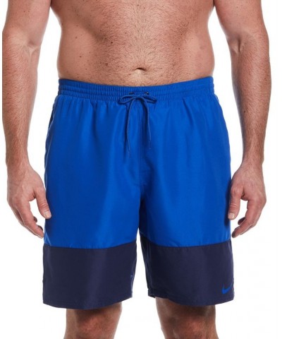 Men's Big & Tall Colorblocked 9" Swim Trunks Game Royal $21.21 Swimsuits