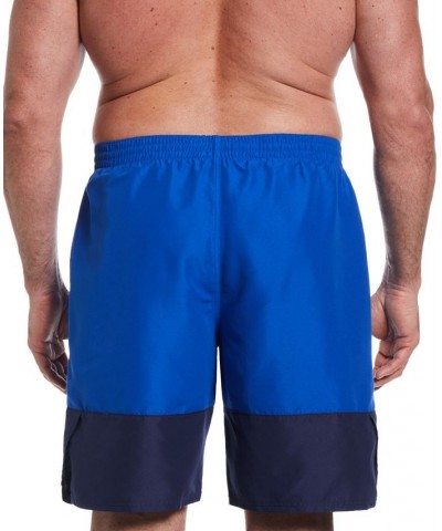 Men's Big & Tall Colorblocked 9" Swim Trunks Game Royal $21.21 Swimsuits