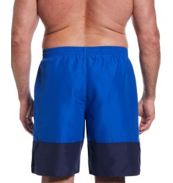 Men's Big & Tall Colorblocked 9" Swim Trunks Game Royal $21.21 Swimsuits