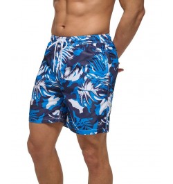 Men's Quick-Dry UPF 50+ Island Camo Swim Trunks PD05 $20.05 Swimsuits