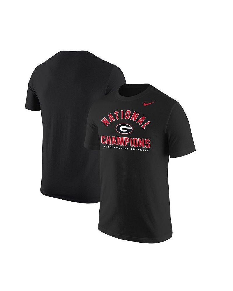 Men's Black Georgia Bulldogs College Football Playoff 2021 National Champions Arch T-shirt $13.44 T-Shirts