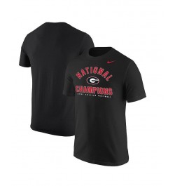 Men's Black Georgia Bulldogs College Football Playoff 2021 National Champions Arch T-shirt $13.44 T-Shirts