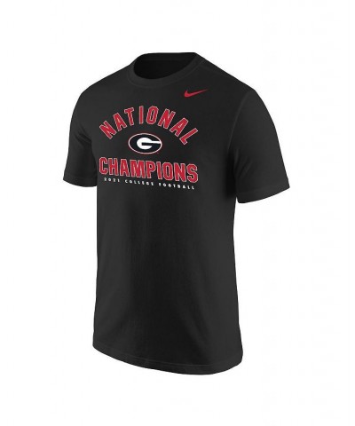 Men's Black Georgia Bulldogs College Football Playoff 2021 National Champions Arch T-shirt $13.44 T-Shirts