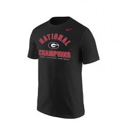 Men's Black Georgia Bulldogs College Football Playoff 2021 National Champions Arch T-shirt $13.44 T-Shirts