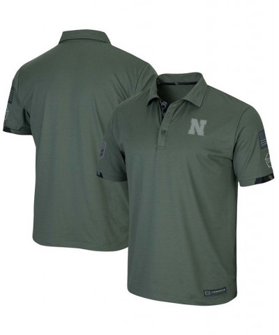 Men's Green Nebraska Huskers OHT Military Inspired Appreciation Echo Polo $33.59 Polo Shirts