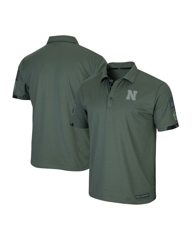 Men's Green Nebraska Huskers OHT Military Inspired Appreciation Echo Polo $33.59 Polo Shirts