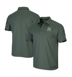 Men's Green Nebraska Huskers OHT Military Inspired Appreciation Echo Polo $33.59 Polo Shirts