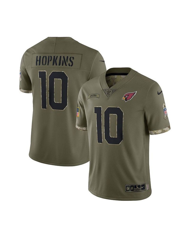 Men's DeAndre Hopkins Olive Arizona Cardinals 2022 Salute To Service Limited Jersey $47.85 Jersey