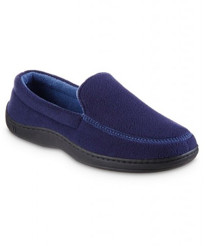 Isotoner Signature Men's Roman Moccasin Eco Comfort Slipper Blue $15.08 Shoes