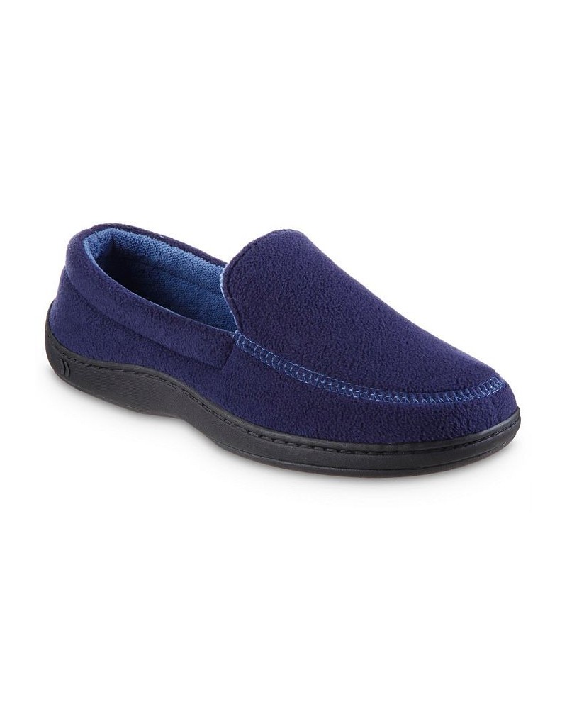 Isotoner Signature Men's Roman Moccasin Eco Comfort Slipper Blue $15.08 Shoes