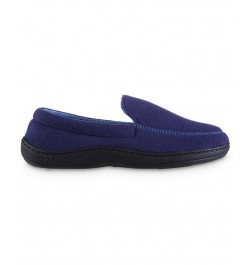 Isotoner Signature Men's Roman Moccasin Eco Comfort Slipper Blue $15.08 Shoes