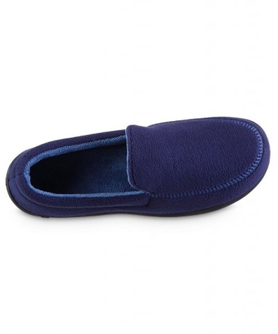 Isotoner Signature Men's Roman Moccasin Eco Comfort Slipper Blue $15.08 Shoes