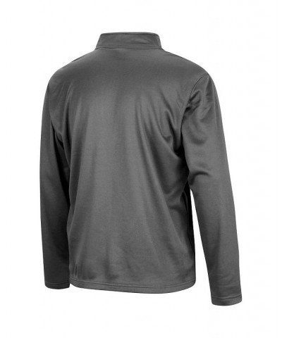 Men's Charcoal LSU Tigers Big and Tall Fleece Quarter-Zip Jacket $28.80 Jackets