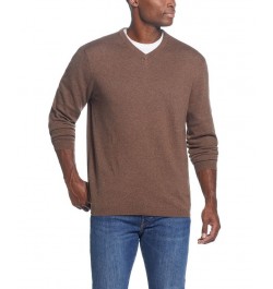 Men's Cotton Cashmere V-Neck Sweater PD02 $15.89 Sweaters