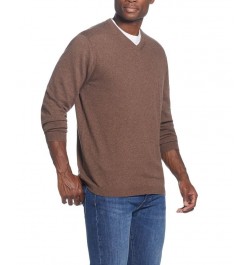 Men's Cotton Cashmere V-Neck Sweater PD02 $15.89 Sweaters