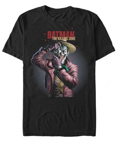 Men's Batman Comic Poster Short Sleeve T-shirt Black $20.99 T-Shirts