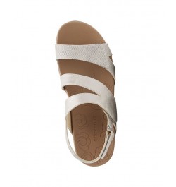 Women's Ridge Asym Stay Put Sandals Silver $44.55 Shoes