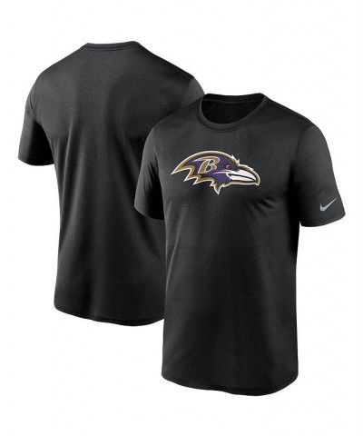 Men's Black Baltimore Ravens Logo Essential Legend Performance T-Shirt $25.49 T-Shirts