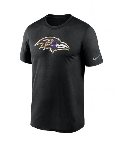 Men's Black Baltimore Ravens Logo Essential Legend Performance T-Shirt $25.49 T-Shirts