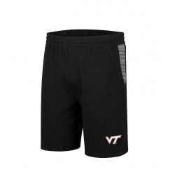 Men's Black Virginia Tech Hokies Wild Party Tri-Blend Shorts $20.39 Shorts