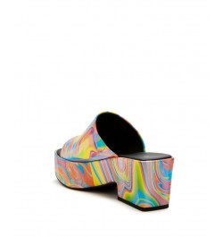 Women's The Busy Bee Slide Sandals PD02 $58.31 Shoes