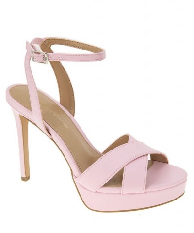 Women's Niada Platform Sandal Pink $40.33 Shoes