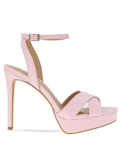 Women's Niada Platform Sandal Pink $40.33 Shoes