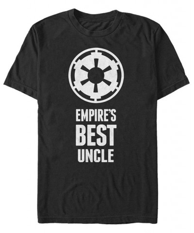 Men's Empire's Best Uncle Short Sleeve Crew T-shirt Black $19.24 T-Shirts