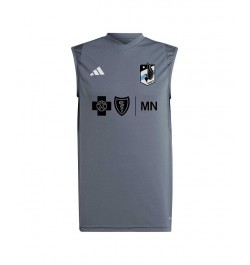 Men's Gray Minnesota United FC 2023 On-Field Sleeveless Training Jersey $28.20 Jersey