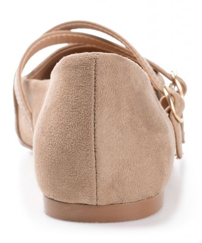 Women's Patricia Flats Tan/Beige $31.50 Shoes