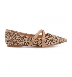 Women's Patricia Flats Tan/Beige $31.50 Shoes