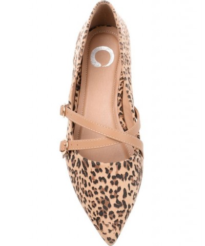 Women's Patricia Flats Tan/Beige $31.50 Shoes