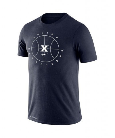 Men's Navy Xavier Musketeers Basketball Icon Legend Performance T-shirt $29.99 T-Shirts