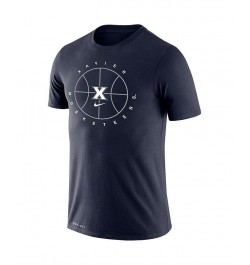 Men's Navy Xavier Musketeers Basketball Icon Legend Performance T-shirt $29.99 T-Shirts